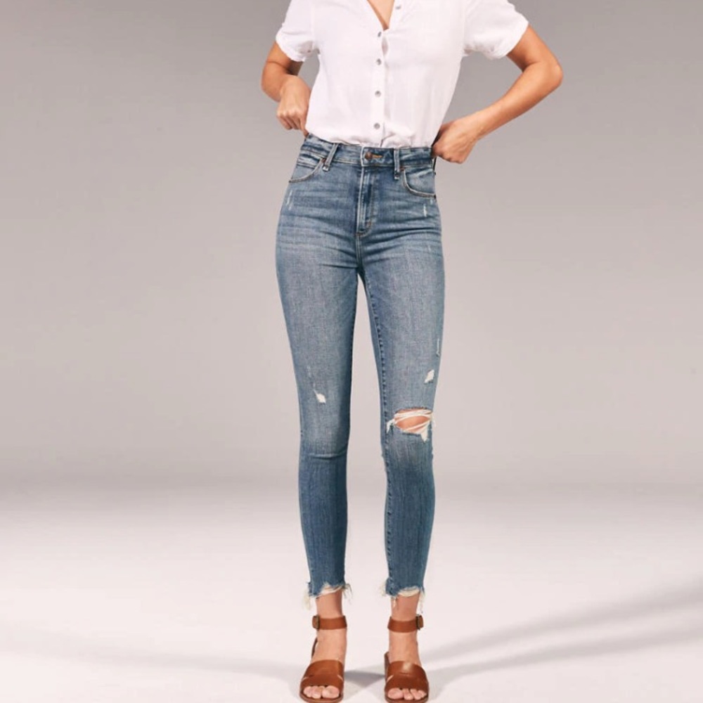 Abercrombie high rise skinny bundle